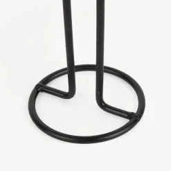 Portarollos de cocina de metal negro Ø13x33cm^Casa Viva Discount