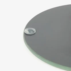 Portavelas de cristal con espejo Ø10cm^Casa Viva Sale