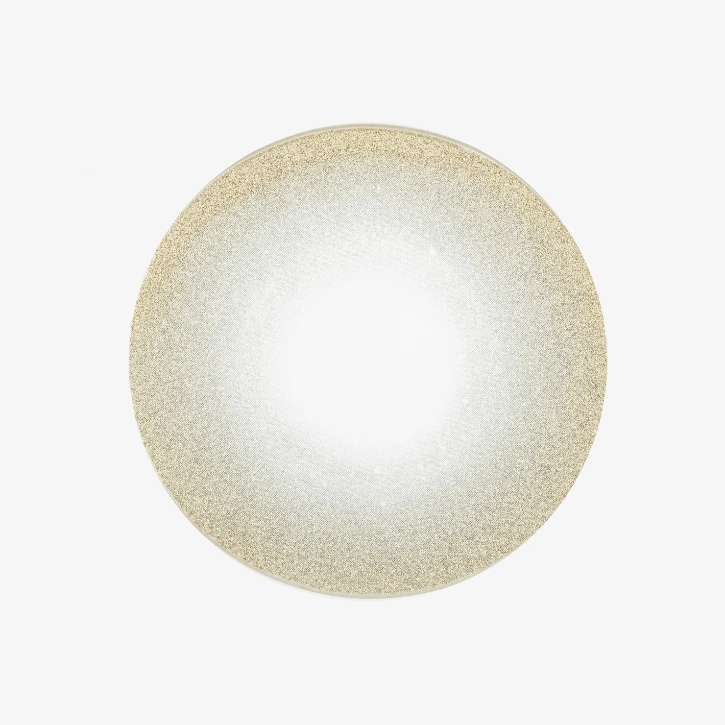 Portavelas de cristal dorado con purpurina Ø15cm^Casa Viva Outlet