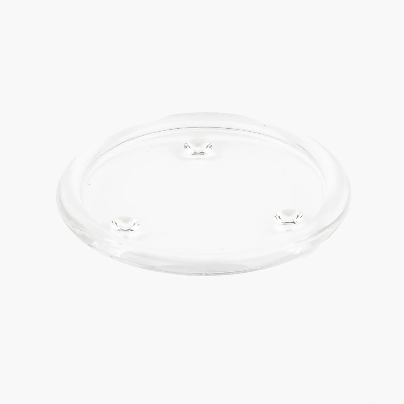 Portavelas de cristal Osian Ø13cm^Casa Viva Outlet