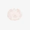 Portavelas de cristal rosa Flor Ø8x5,5cm^Casa Viva New