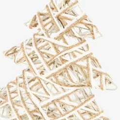 Árbol decorativo con luz LED gris 30cm^Casa Viva Online