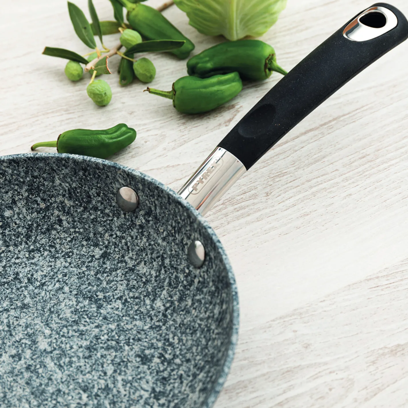 Sartén de aluminio forjado antiadherente apta para inducción Edin Ø20cm^Casa Viva New