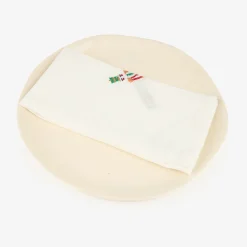 Servilleta blanca bordado Cascanueces 45x45cm^Casa Viva Sale