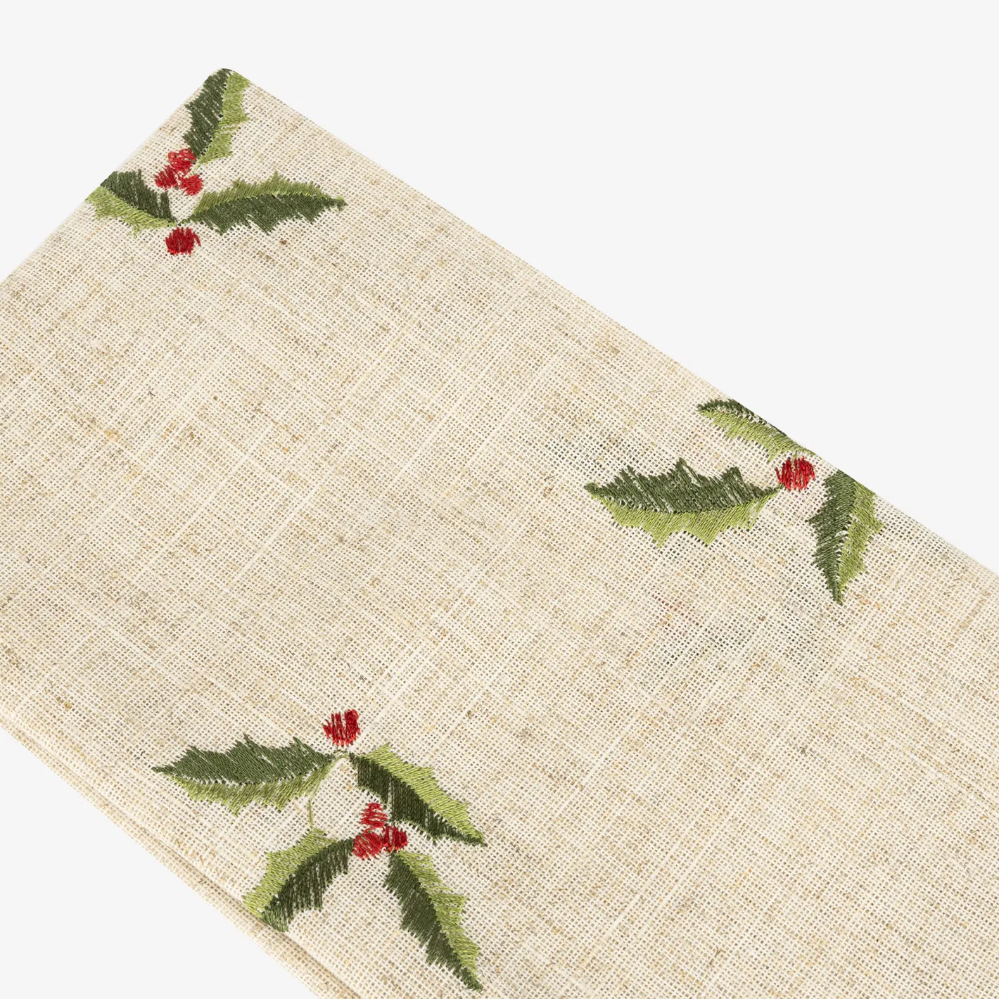 Servilleta de lino beige Acebo 45x45^Casa Viva Sale