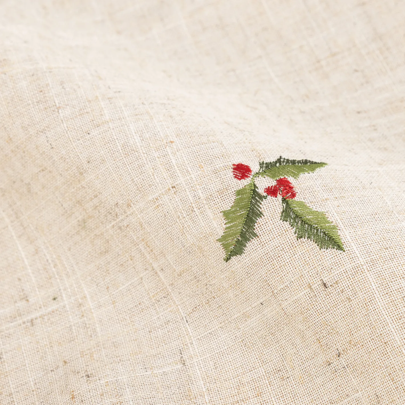 Servilleta de lino beige Acebo 45x45^Casa Viva Sale