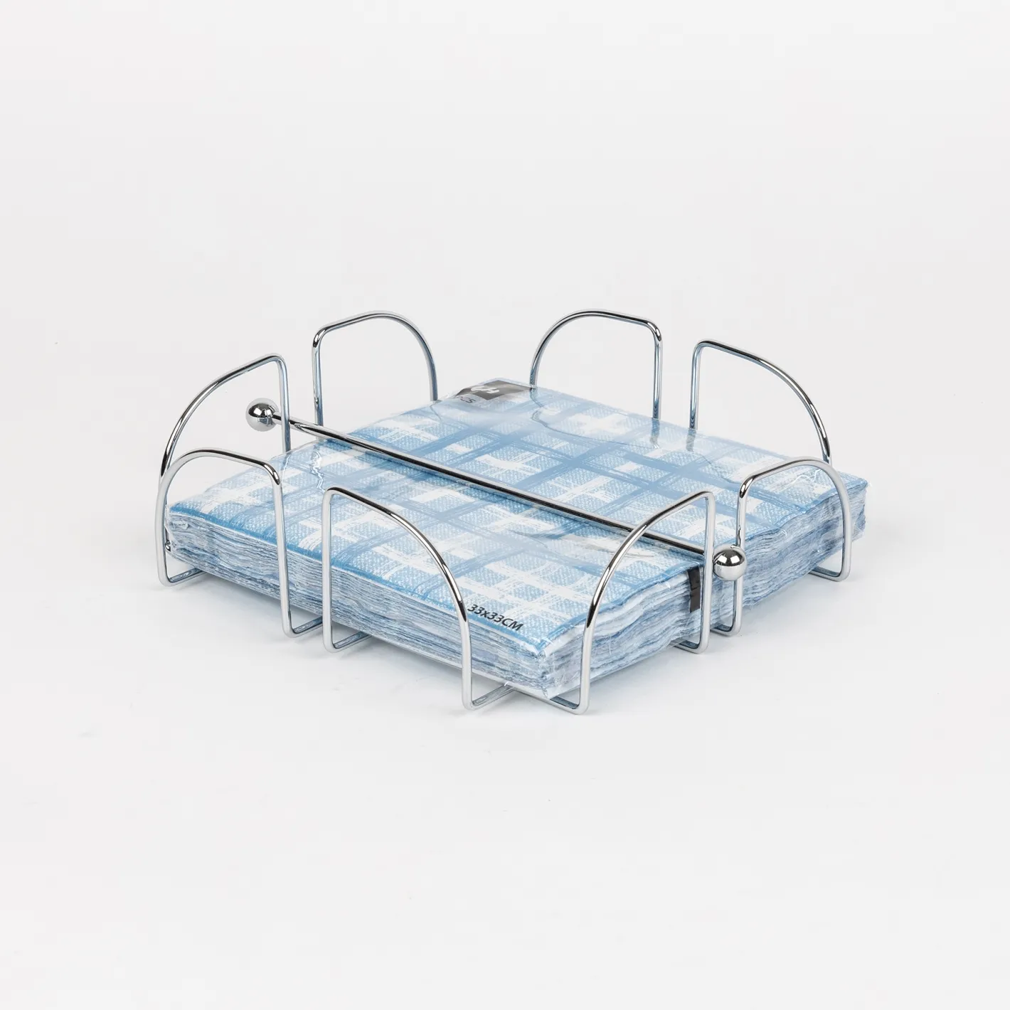 Servilletero de metal 19x19x6cm^Casa Viva