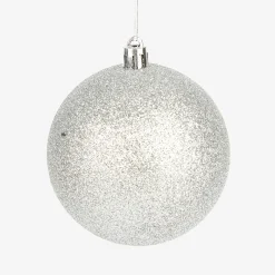 Set de 6 bolas decorativas plateadas Ø8cm^Casa Viva Discount