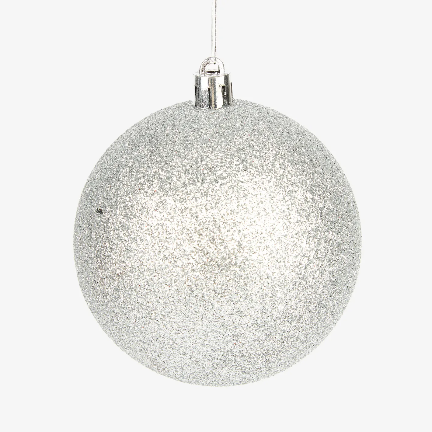 Set de 6 bolas decorativas plateadas Ø8cm^Casa Viva Discount