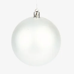 Set de 6 bolas decorativas plateadas Ø8cm^Casa Viva Discount
