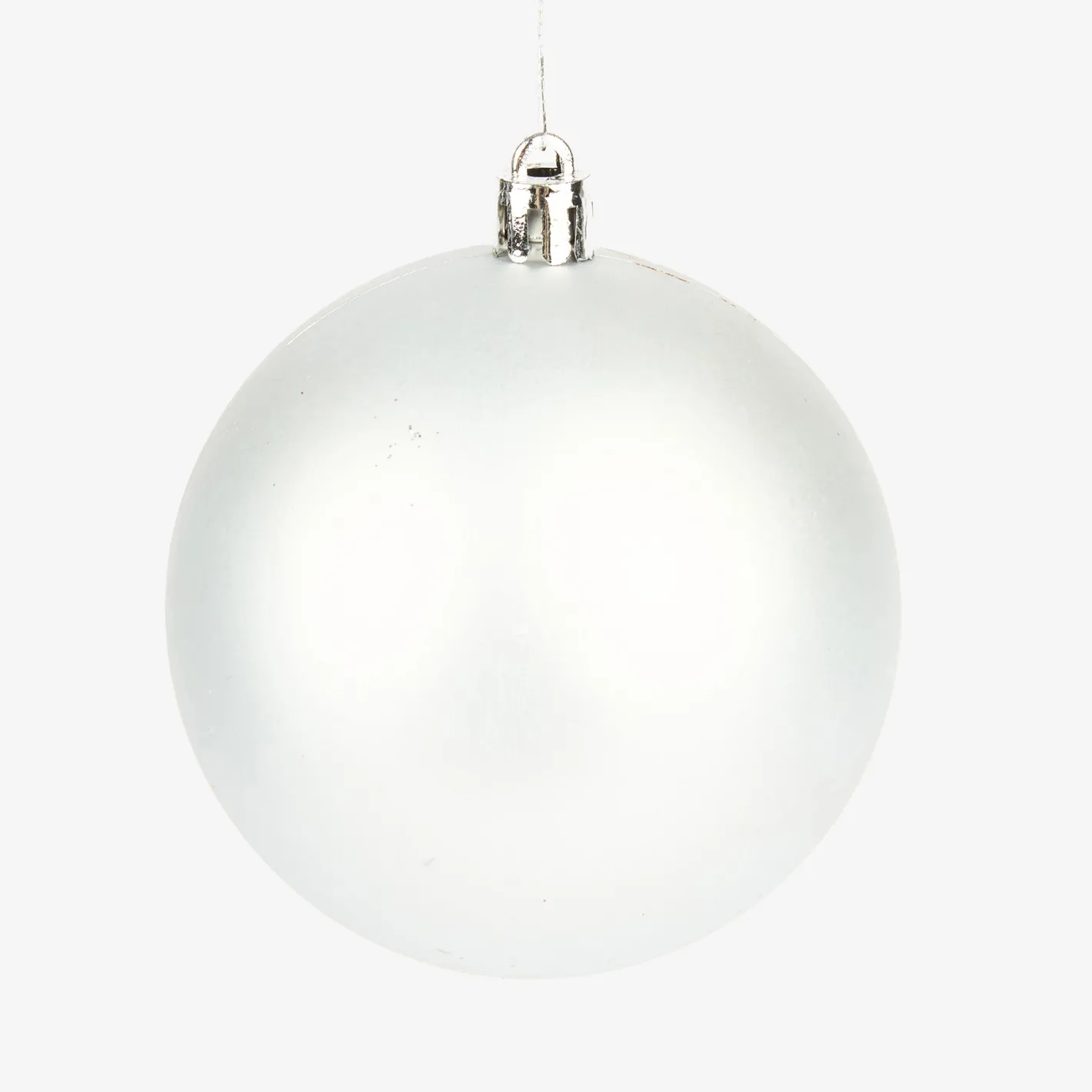 Set de 6 bolas decorativas plateadas Ø8cm^Casa Viva Discount