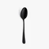 Set de 12 cucharas de postre de acero inoxidable negro 19cm Zafra^Casa Viva