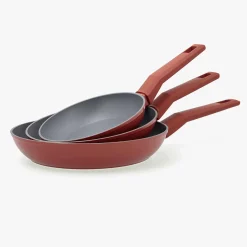 Set de 3 sartenes de aluminio forjado Kora^Casa Viva New