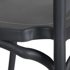 Set de 4 sillas de comedor gris oscuro Cassie 48x43x91cm^Casa Viva Online