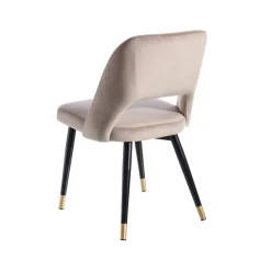 Set de 2 sillas de comedor velvet gris Mayah 56x49x83cm^Casa Viva Hot