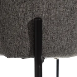 Set de 2 sillas de comedor con reposabrazos de metal gris Caleb 52x53x77cm^Casa Viva New