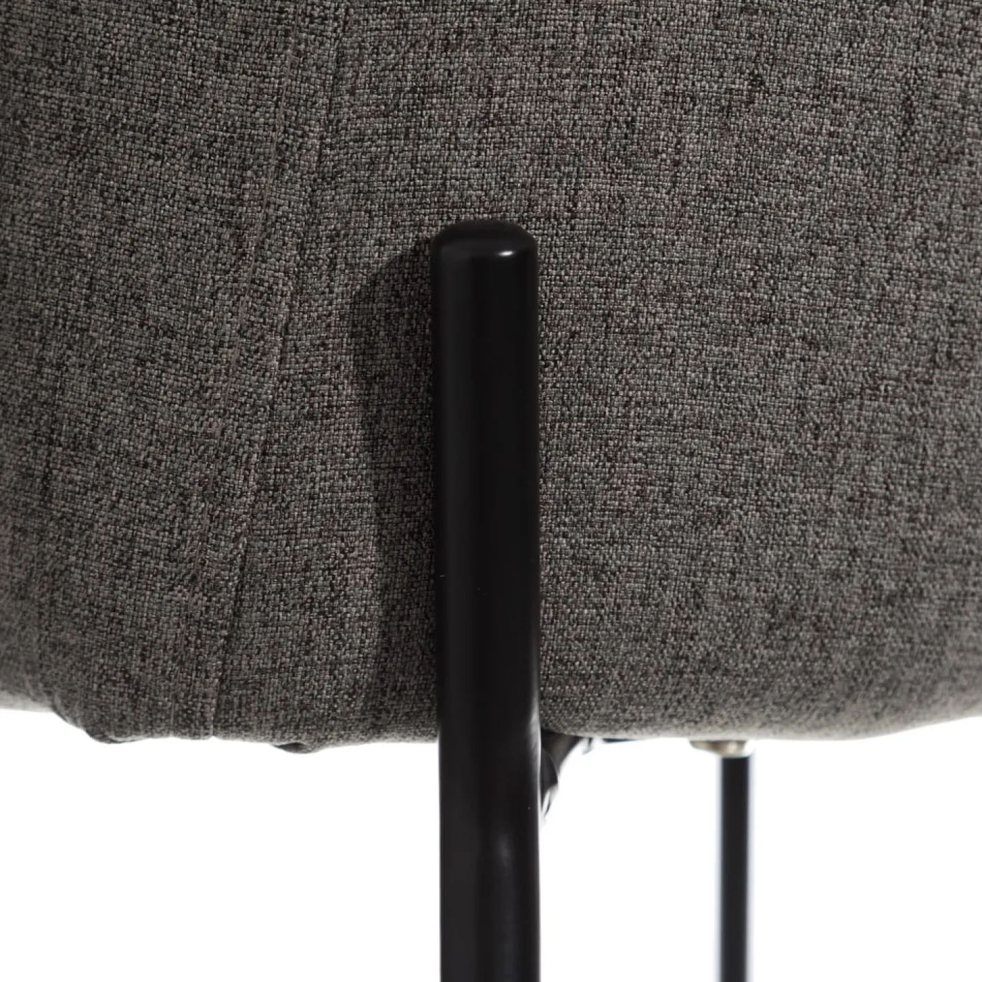 Set de 2 sillas de comedor con reposabrazos de metal gris Caleb 52x53x77cm^Casa Viva New