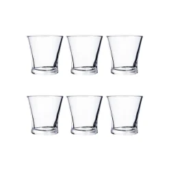 Set de 6 vasos de cristal de carajillo 10cl^Casa Viva Sale