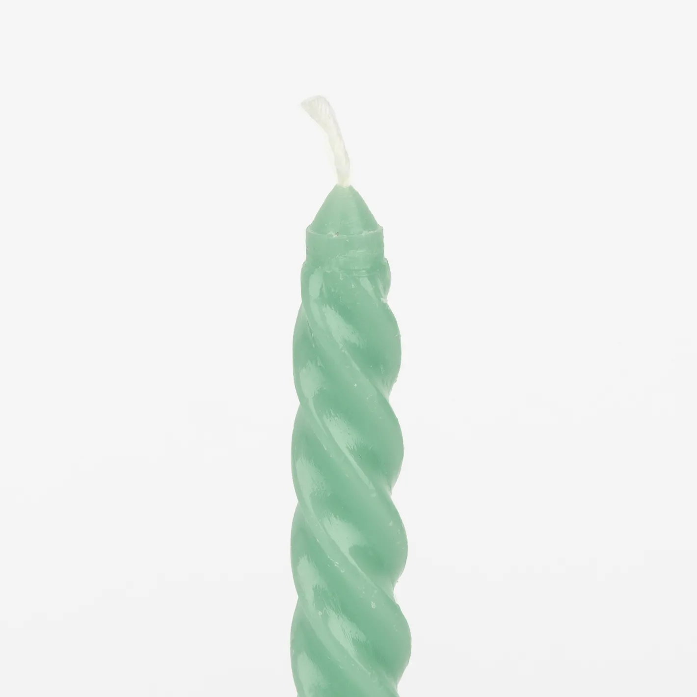 Set de 6 velas decorativas para candelabro verde Ø2x20cm^Casa Viva Clearance