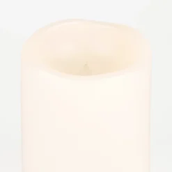 Set de 3 velas LED marfil con mando 15-20-25 cm^Casa Viva Online