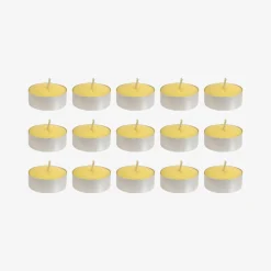 Set de 15 velas tealight de citronela^Casa Viva