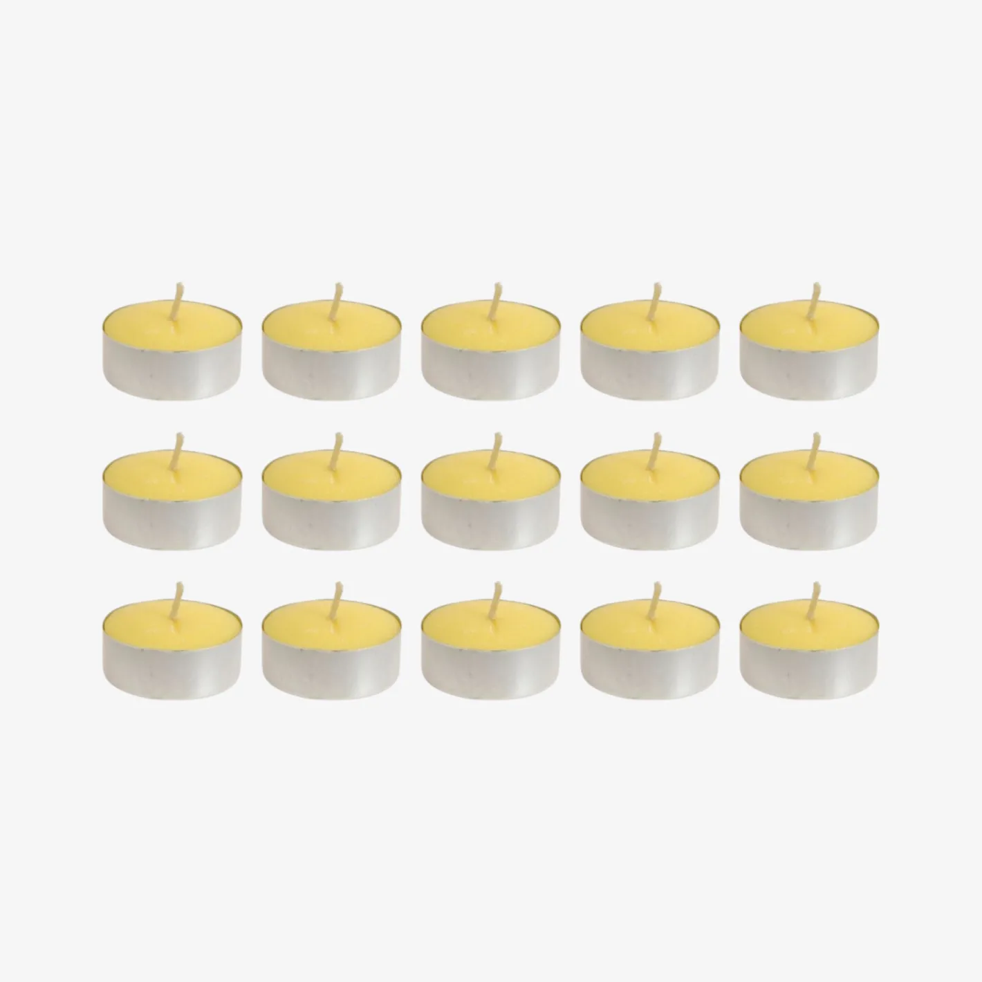 Set de 15 velas tealight de citronela^Casa Viva