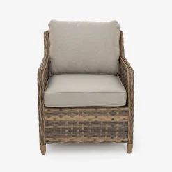 Set de jardín de 4 piezas de ratán sintético Lanai^Casa Viva Clearance