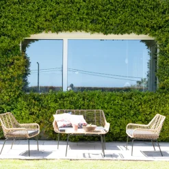 Set de jardín de 4 piezas de ratán sintético Hawai^Casa Viva Discount