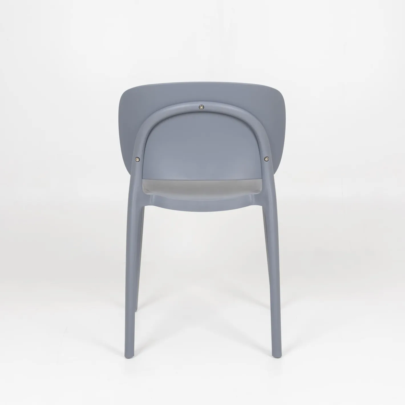 Silla de comedor apilable gris Daniela 50x49x77,5cm^Casa Viva New