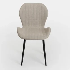 Silla de comedor beige Lydia 54x50x86cm Clau&Chloe^Casa Viva Best