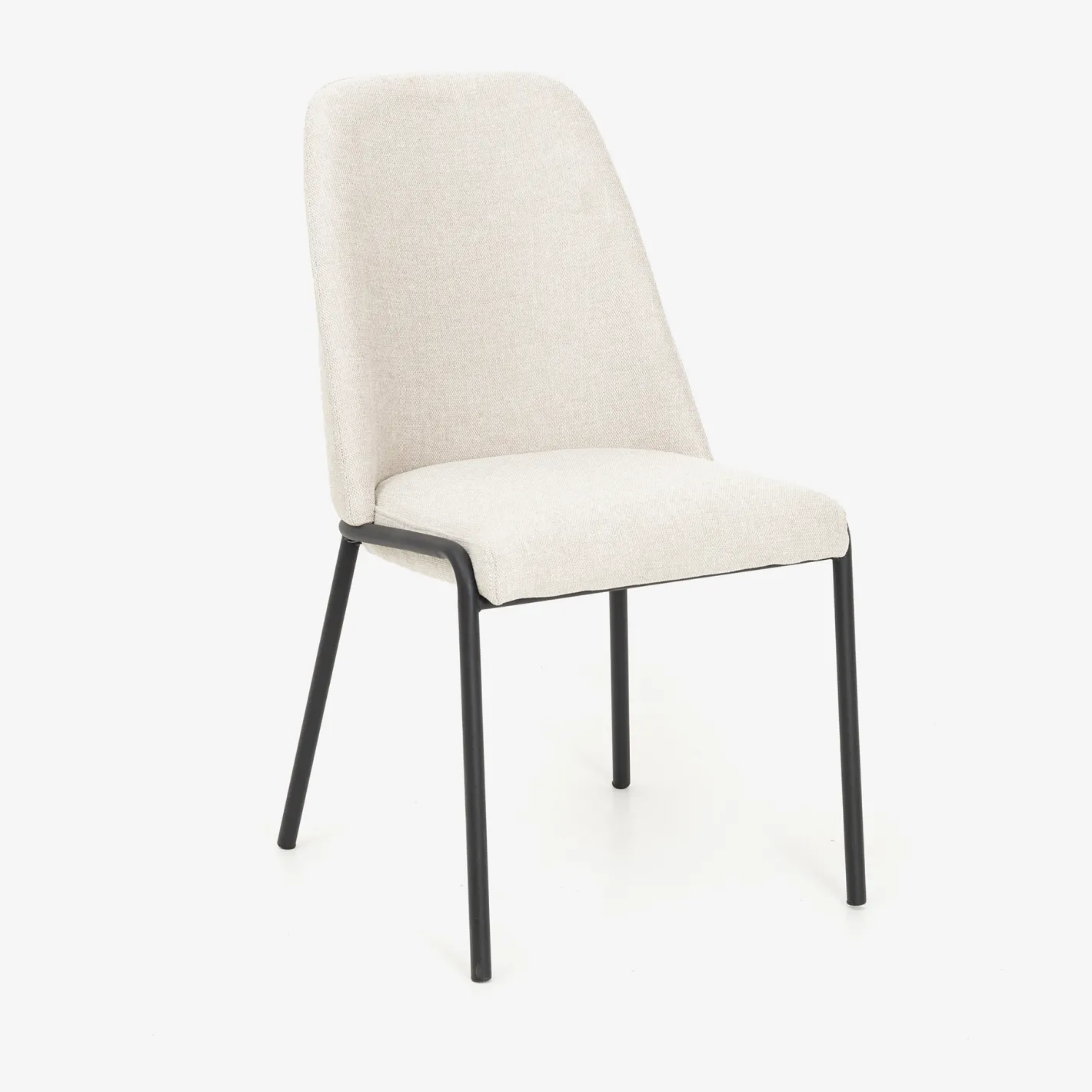 Silla de comedor beige Mina 49x60cm^Casa Viva