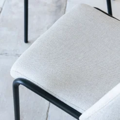 Silla de comedor beige Mina 49x60cm^Casa Viva