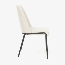 Silla de comedor beige Mina 49x60cm^Casa Viva