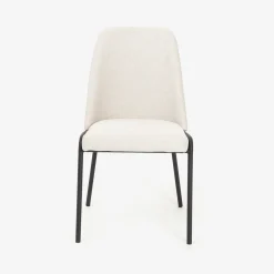 Silla de comedor beige Mina 49x60cm^Casa Viva