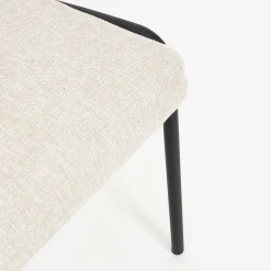 Silla de comedor beige Mina 49x60cm^Casa Viva