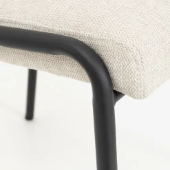 Silla de comedor beige Mina 49x60cm^Casa Viva