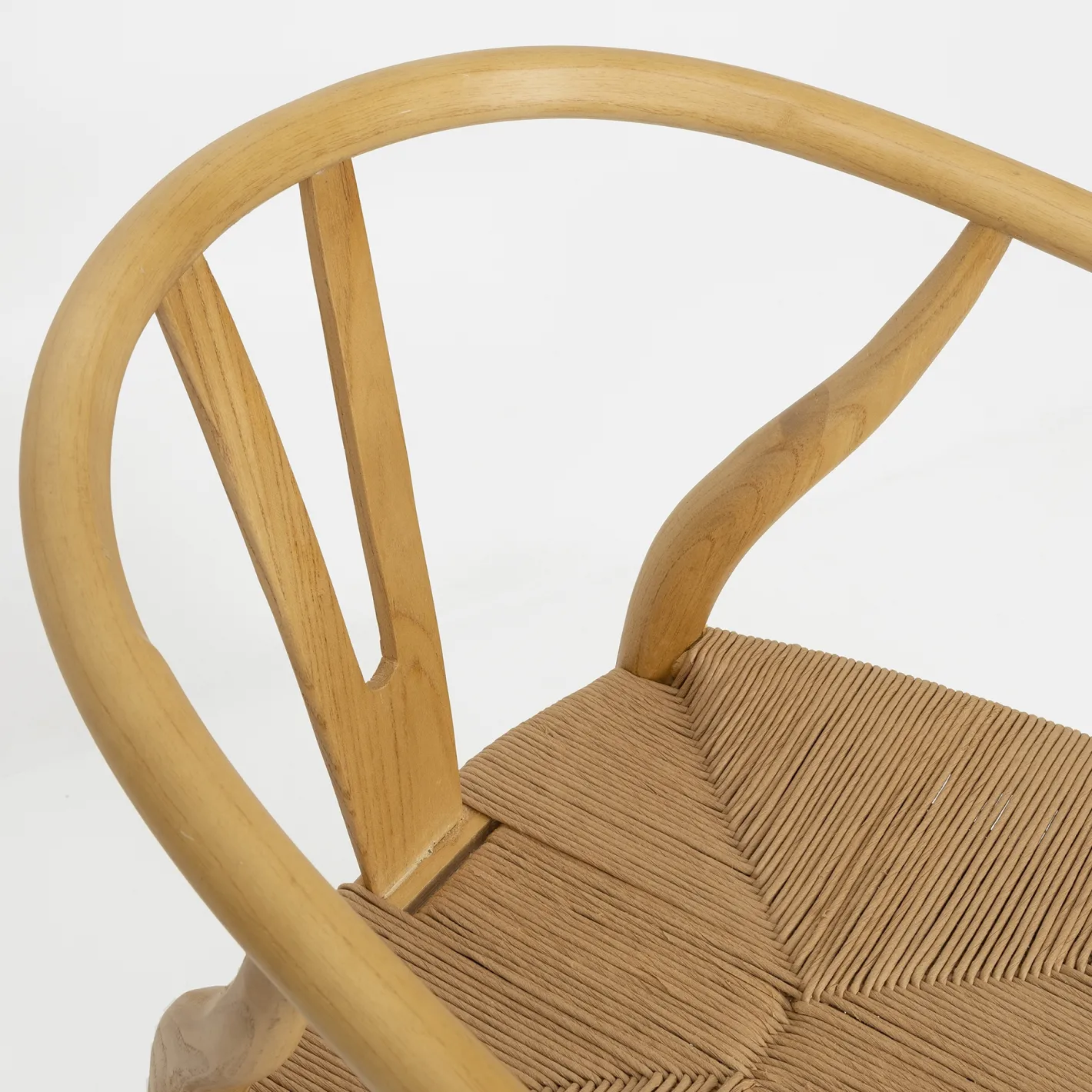 Silla de comedor de madera de olmo Irma 49x42x78cm Clau&Chloe^Casa Viva Online