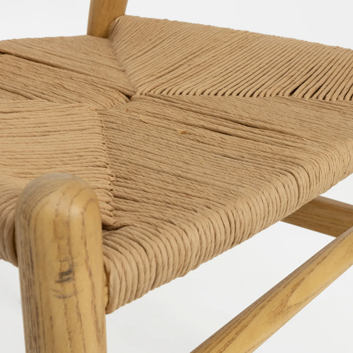 Silla de comedor de madera de olmo Irma 49x42x78cm Clau&Chloe^Casa Viva Online