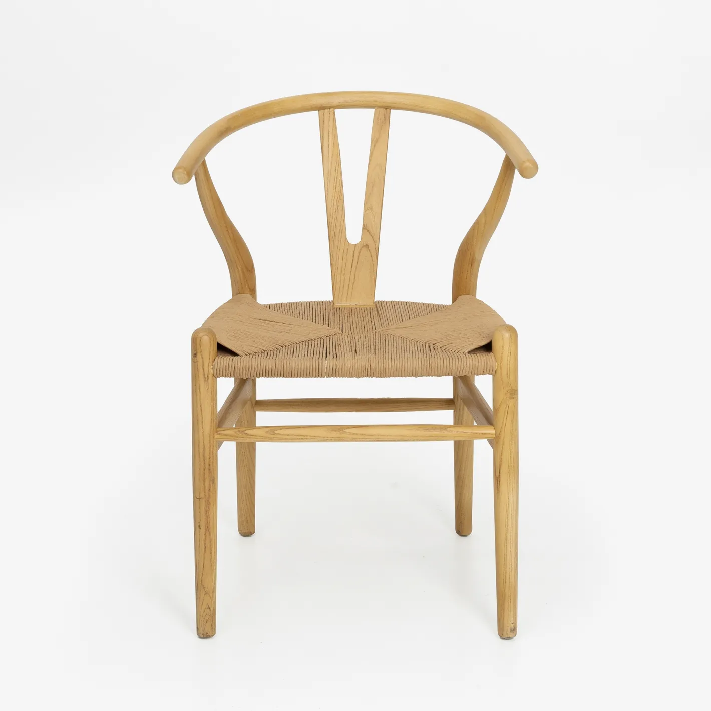 Silla de comedor de madera de olmo Irma 49x42x78cm Clau&Chloe^Casa Viva Online