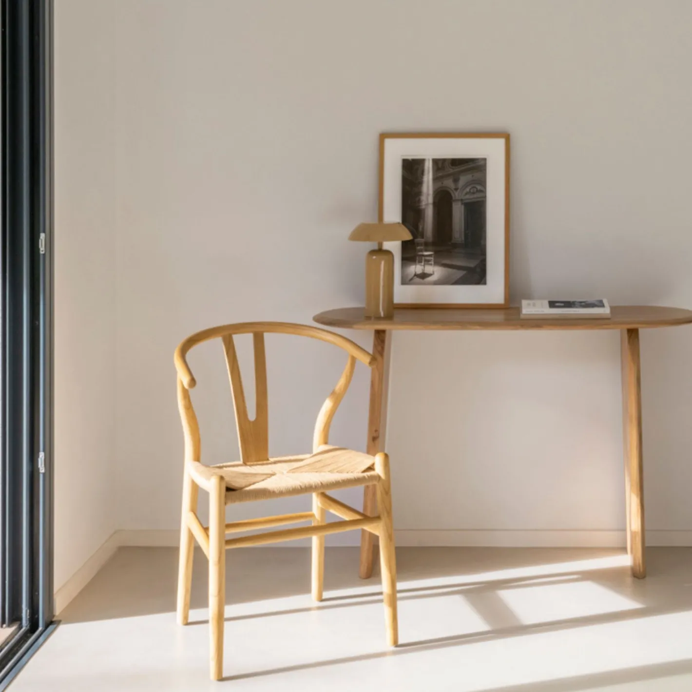 Silla de comedor de madera de olmo Irma 49x42x78cm Clau&Chloe^Casa Viva Online