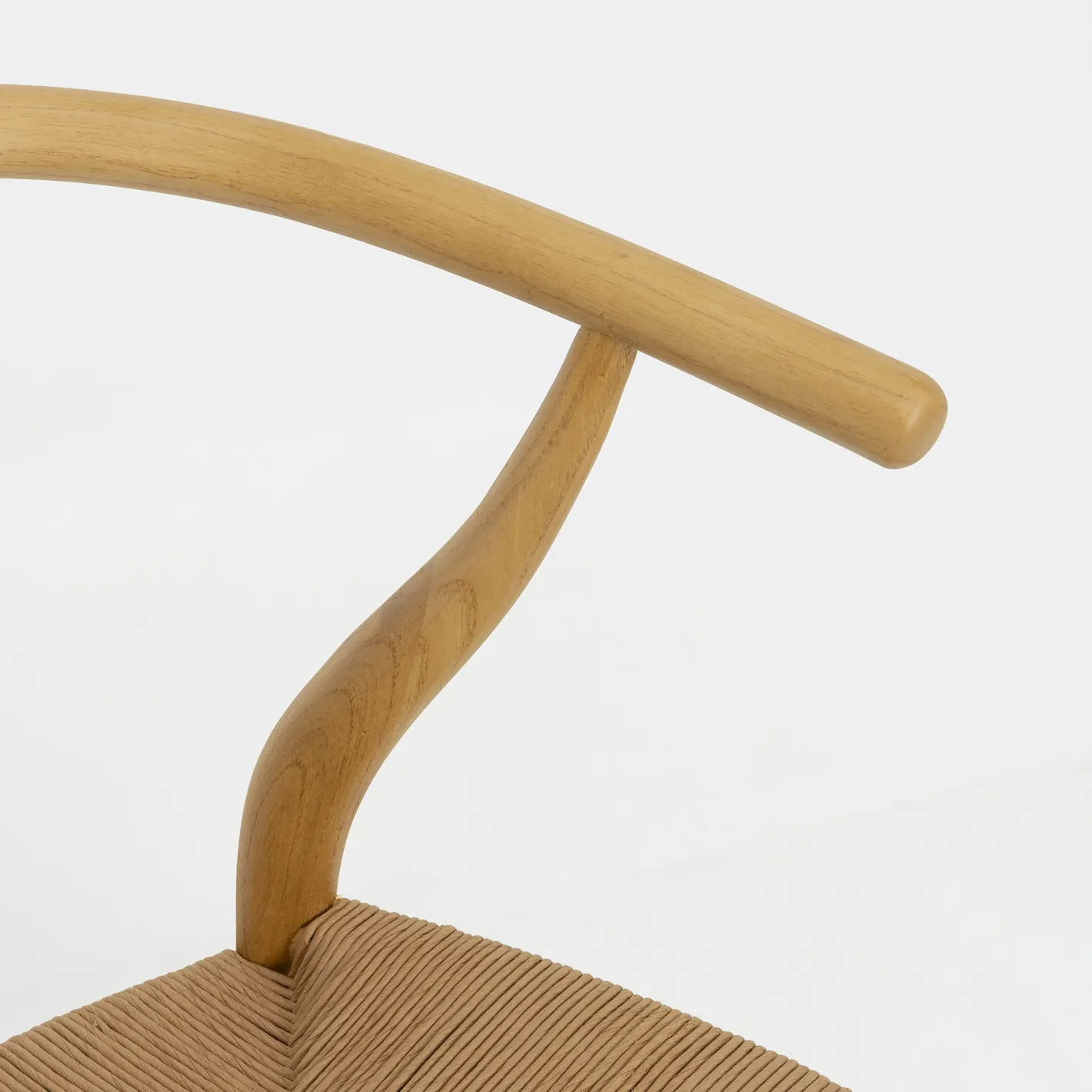 Silla de comedor de madera de olmo Irma 49x42x78cm Clau&Chloe^Casa Viva Online