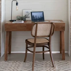 Silla de comedor de madera de olmo Cibran 45x41x83cm Clau&Chloe^Casa Viva