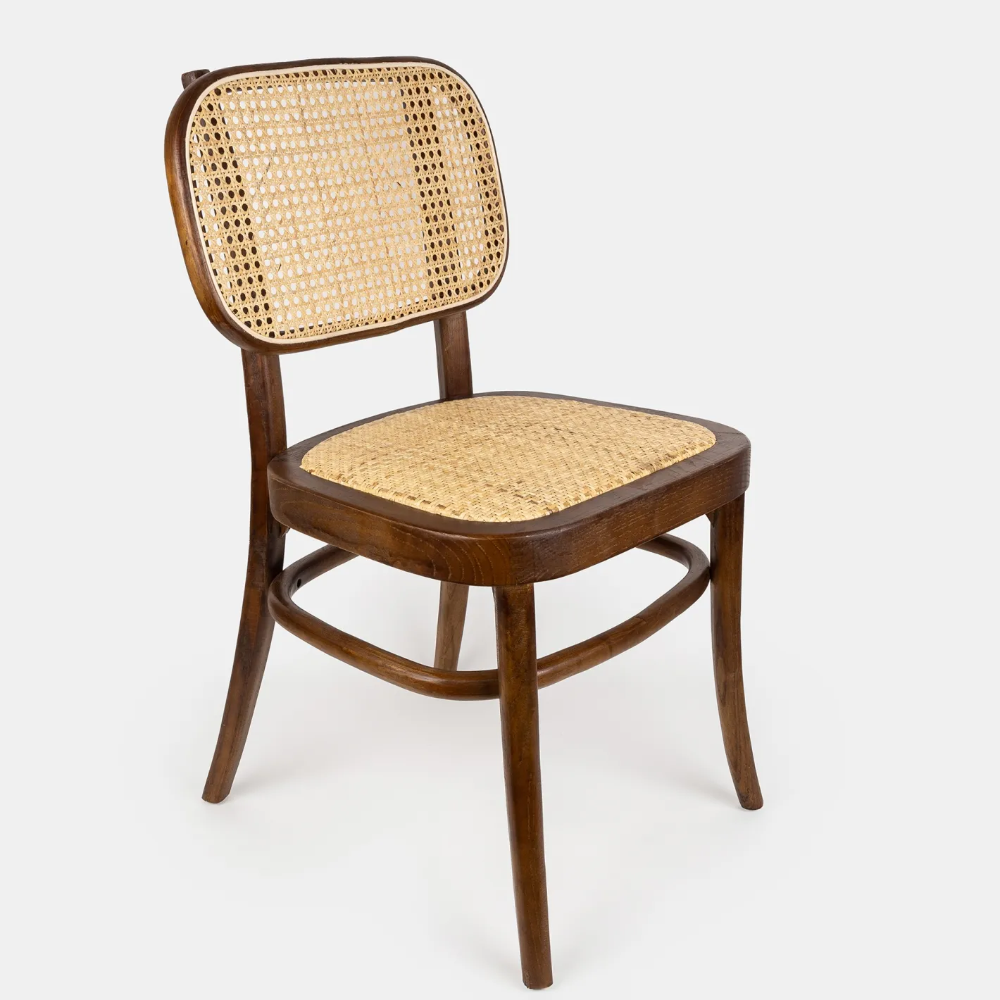 Silla de comedor de madera de olmo Cibran 45x41x83cm Clau&Chloe^Casa Viva