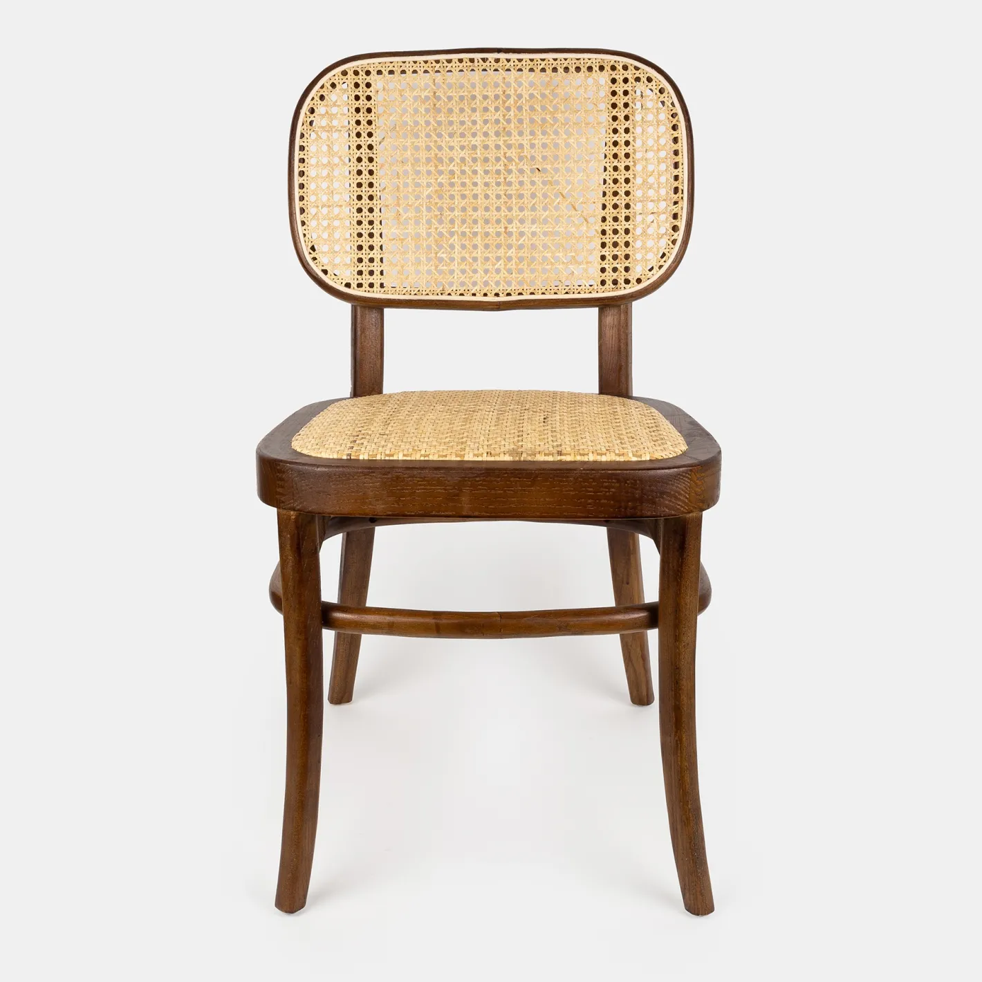 Silla de comedor de madera de olmo Cibran 45x41x83cm Clau&Chloe^Casa Viva