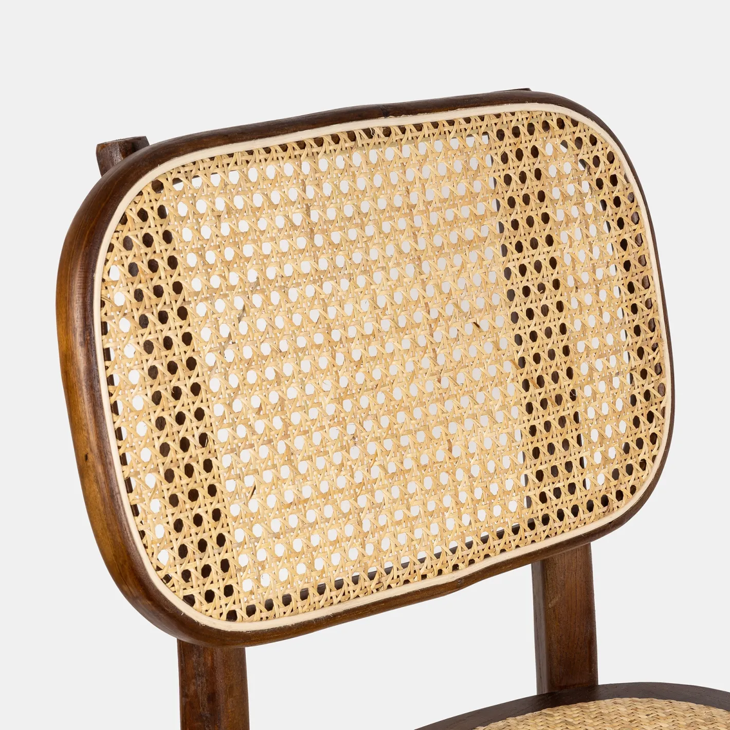 Silla de comedor de madera de olmo Cibran 45x41x83cm Clau&Chloe^Casa Viva