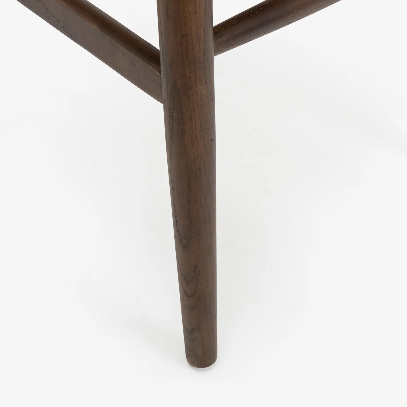 Silla de comedor de madera de olmo marrón oscuro Irma 49x42x78cm Clau&Chloe^Casa Viva Online