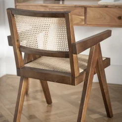 Silla de comedor de madera de olmo Cecilia 50x50x84cm Clau&Chloe^Casa Viva Sale