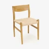 Silla de comedor de madera de olmo Lia 47x44x78cm Clau&Chloe^Casa Viva Online