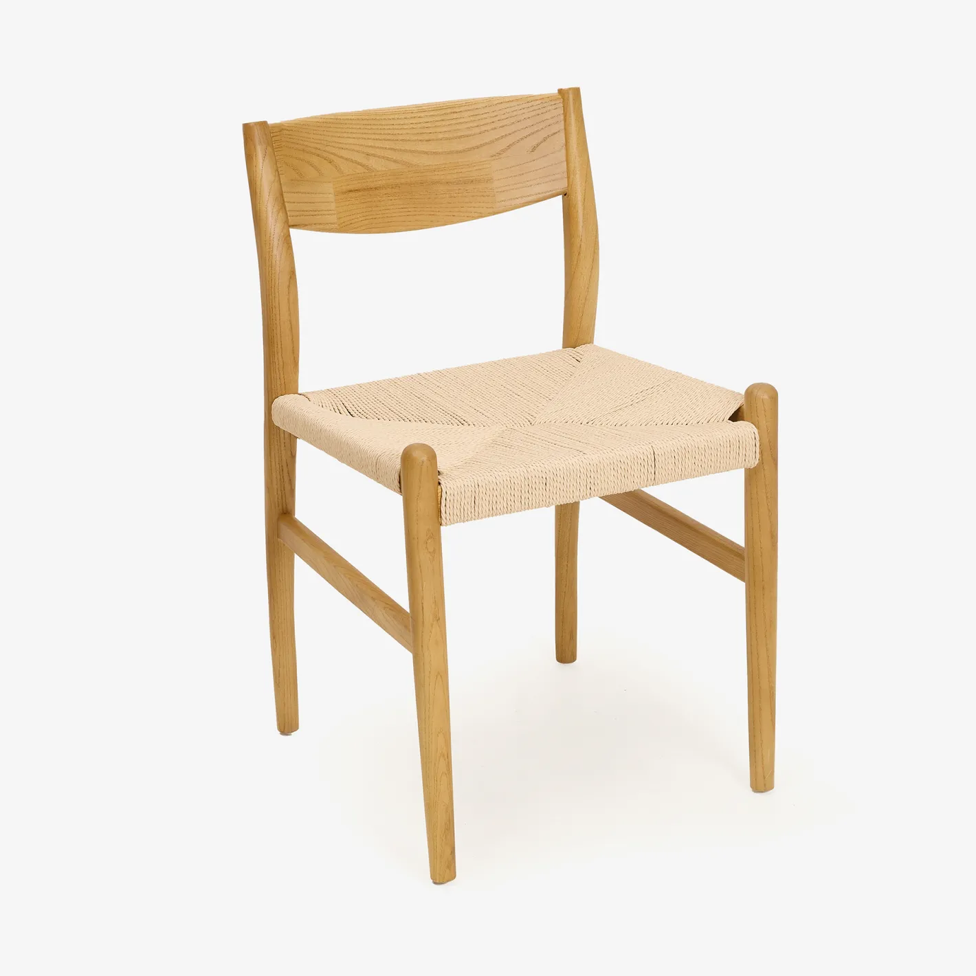 Silla de comedor de madera de olmo Lia 47x44x78cm Clau&Chloe^Casa Viva Online