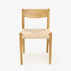 Silla de comedor de madera de olmo Lia 47x44x78cm Clau&Chloe^Casa Viva Online